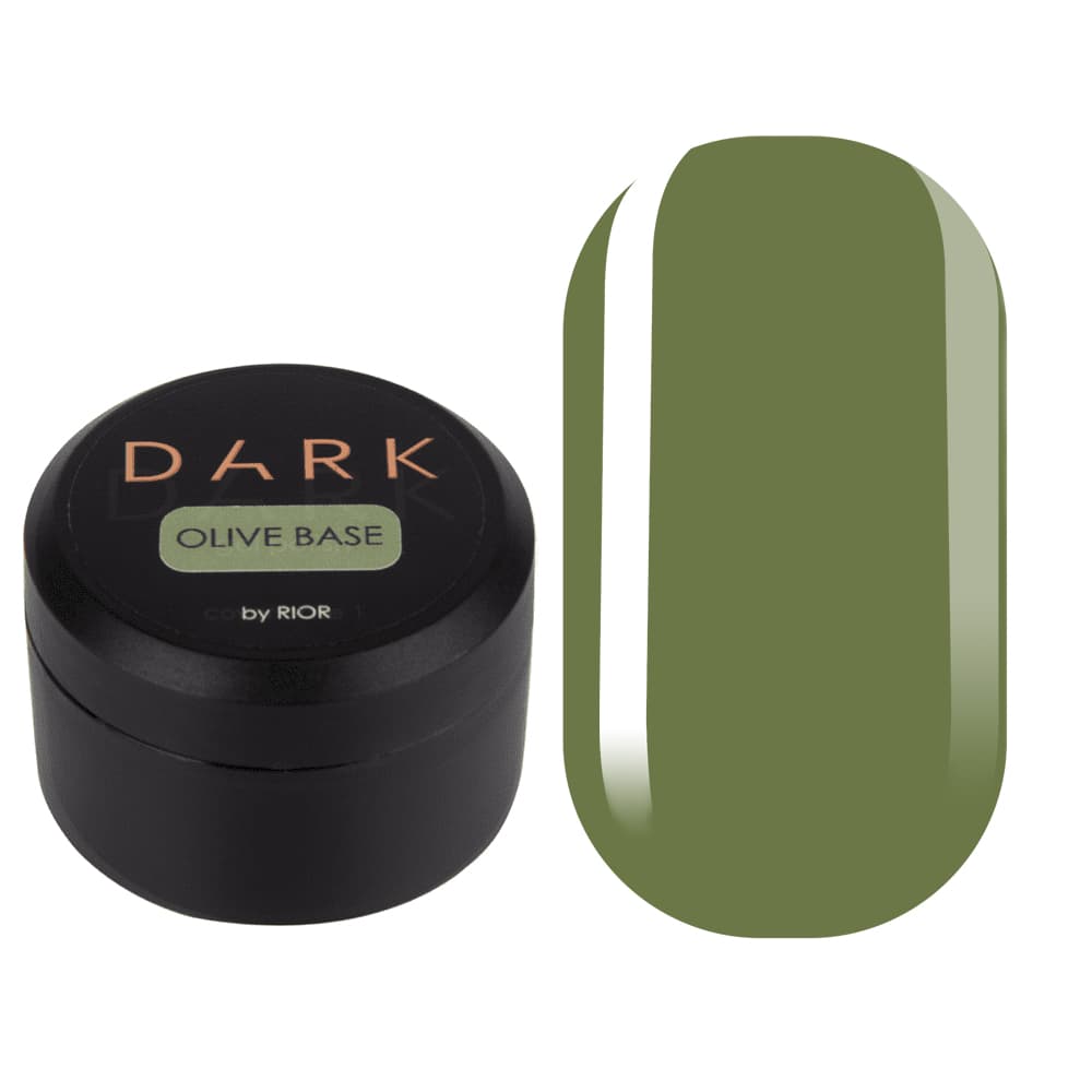 Базове покриття Dark Olive, 15 мл, без пензлика — фото 1