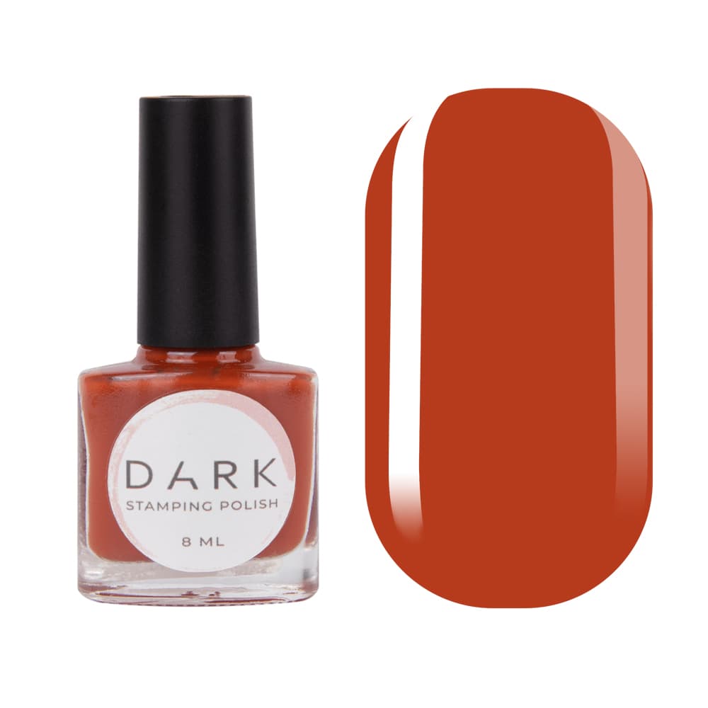 DARK Stamping polish №38, терракотовый, 8 мл — фото 1
