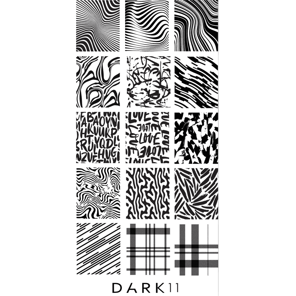 Пластина для стемпинга DARK 11 — фото 1