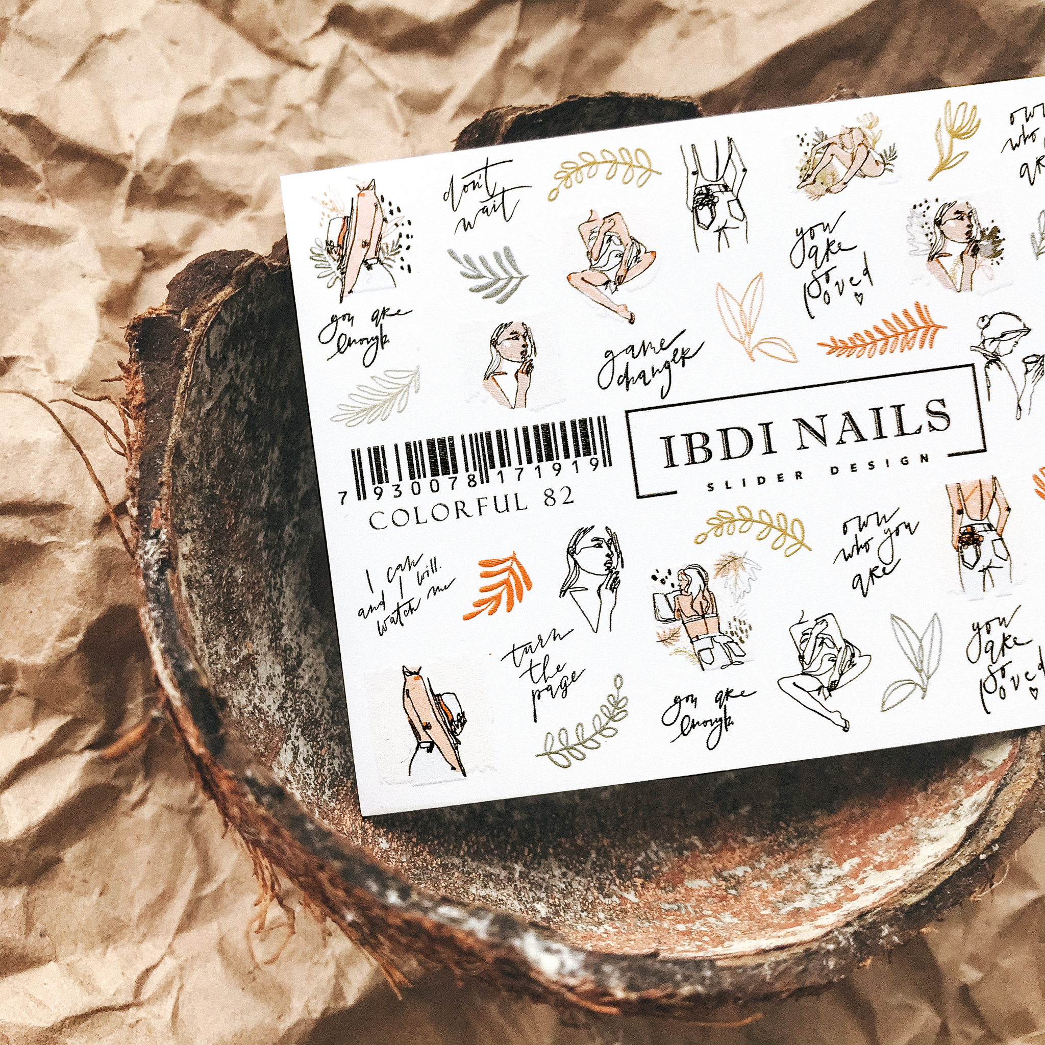 Слайдер-дизайн IBDI NAILS COLORFUL №082 — фото 1