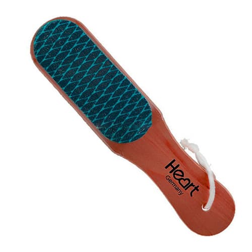 Пилка Педикюрна HEART (рукоять темне дерево) 80/100 — фото 1