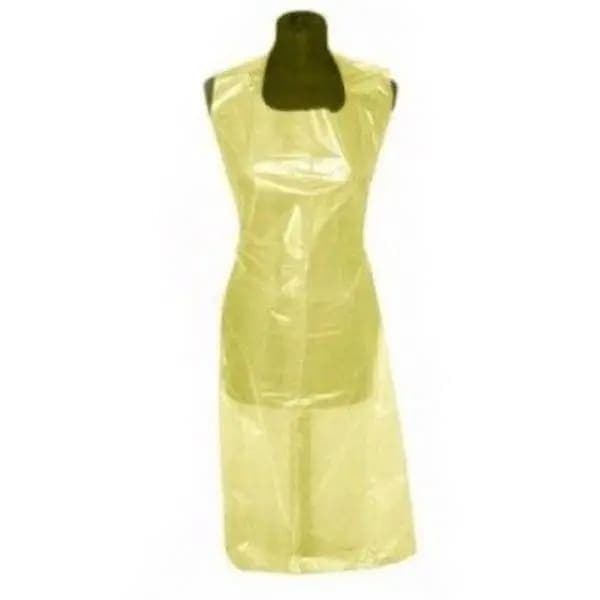 Фартух поліетиленовий жовтий Panni Mlada 0,8/1,25, 50 шт — фото 1