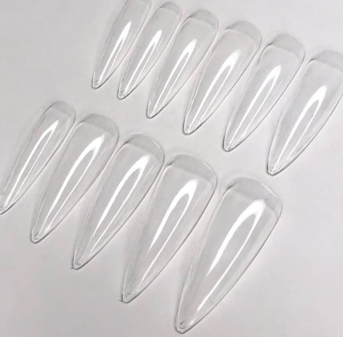Типси для нарощування DARK Soak-Off прозорі стилети, 460 шт. — фото 1