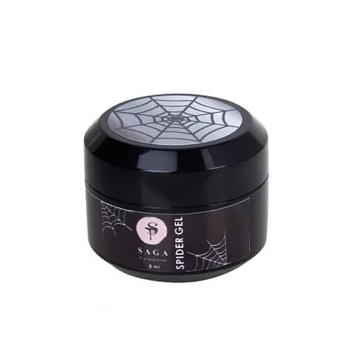 Гель-павутинка Saga Spider Gel, срібло, 8 мл — фото 1