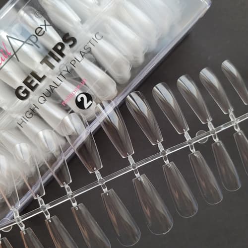 Гелеві типси NailApex №2 балерина, 480 шт. — фото 1