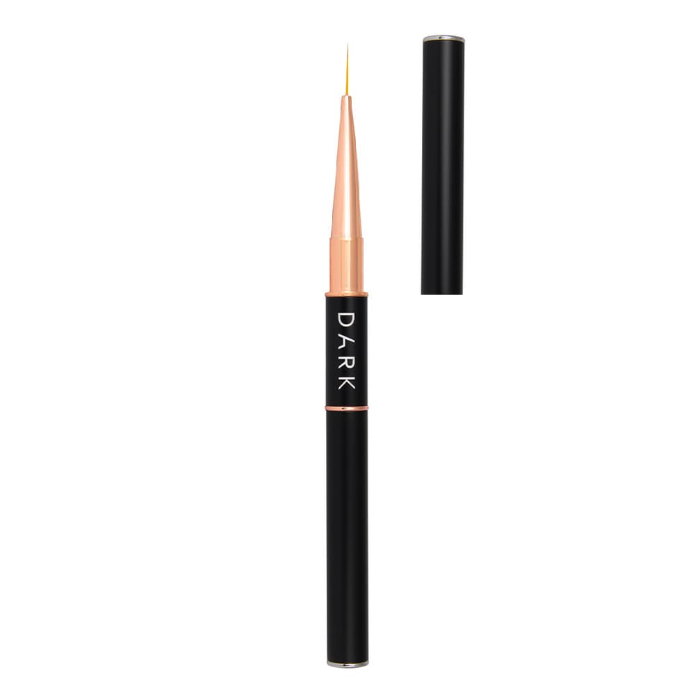 DARK Пензлик лінеарний 10 мм (чорний глянець) — фото 1