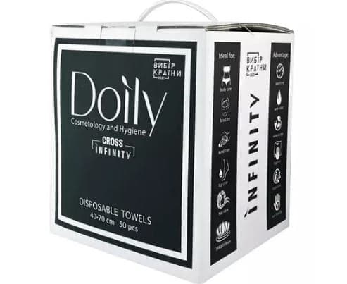 Рушники у коробці Doily Cross 40*70 см, 50 шт — фото 1