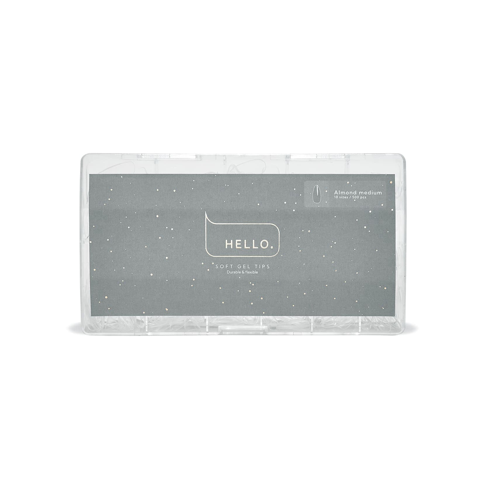 Гелеві типси Hello Almond medium (середній мигдаль), 500 шт — фото 1