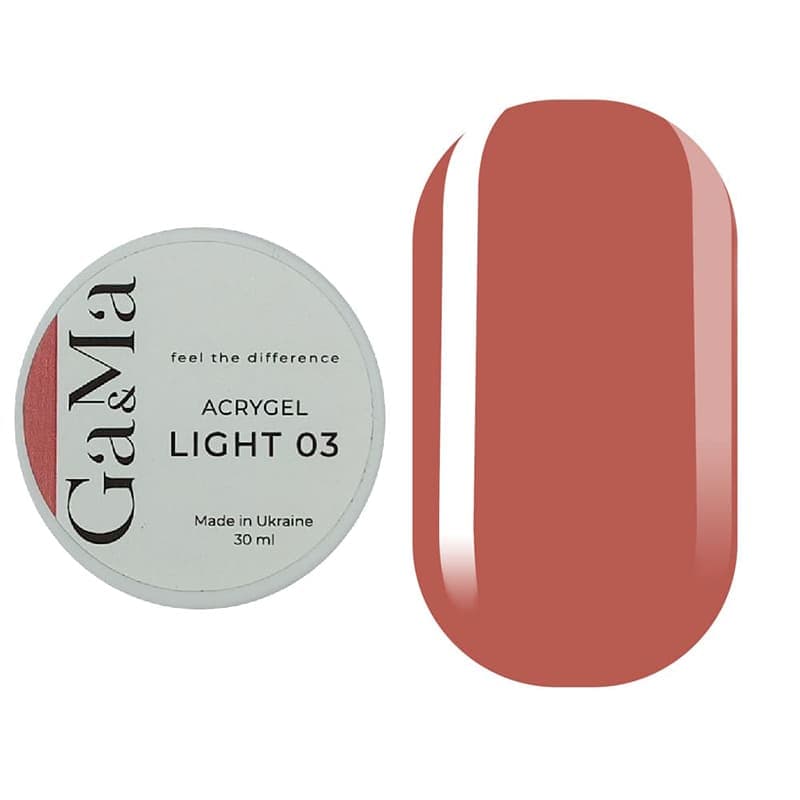 Акригель Ga&Ma Light №3, 30 мл — фото 1