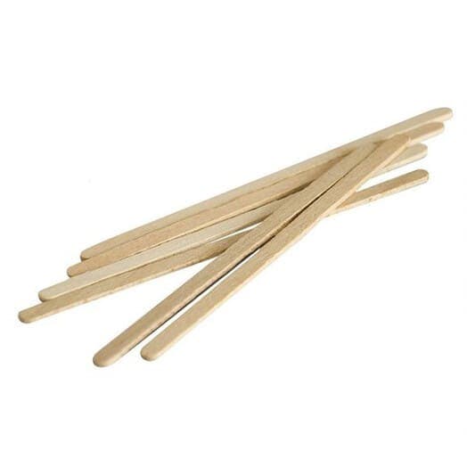 Шпатель деревянный Nikk Mole узкий, 100 шт — фото 1