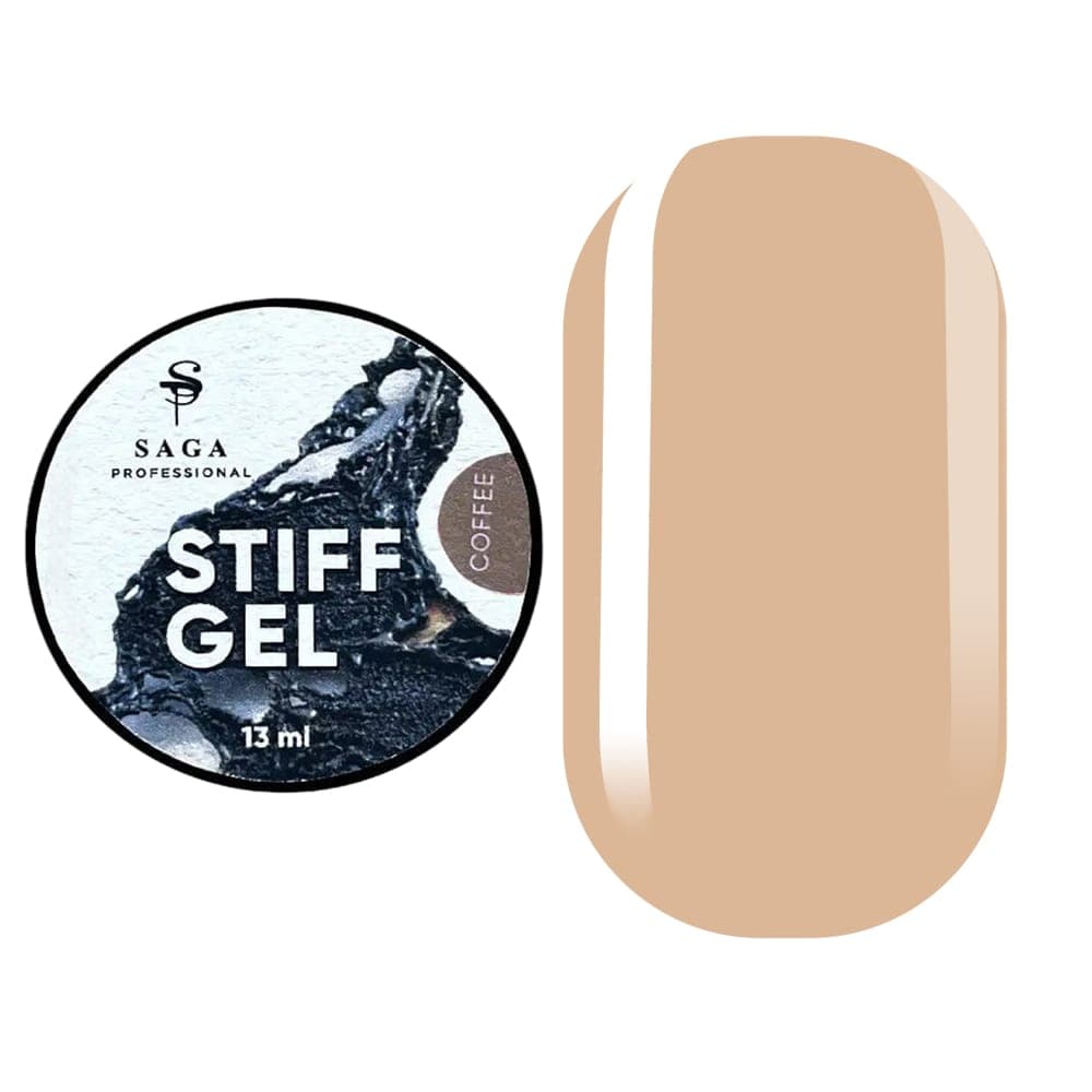 Гель-желе SAGA Professional STIFF Gel №5 Coffee, 13 мл — фото 1