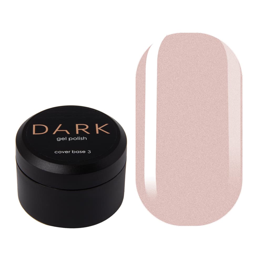 DARK Glitter Cover Base 15, 15 мл, без пензлика — фото 1