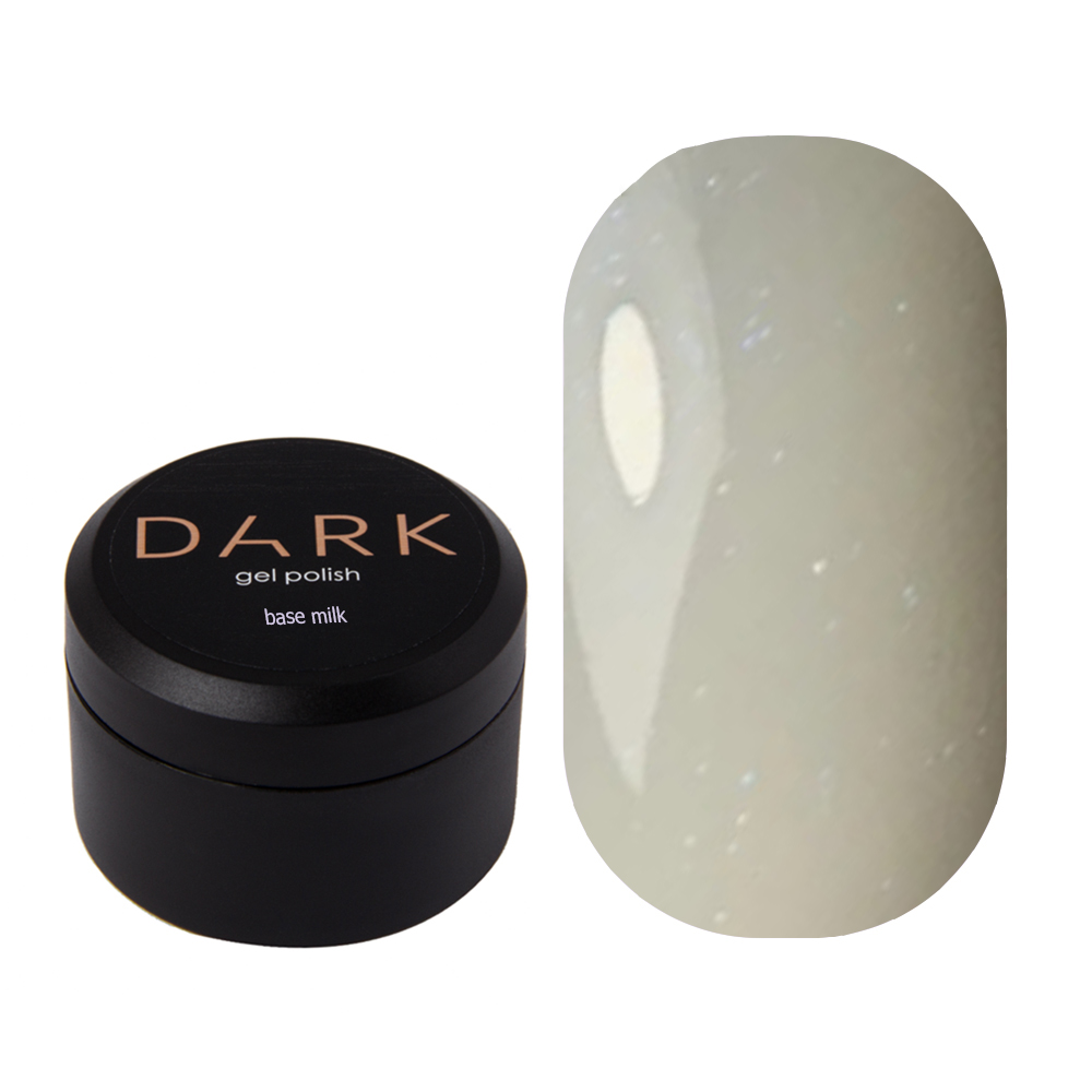 Dark Milk base Silver с шиммером, 30 мл — фото 1