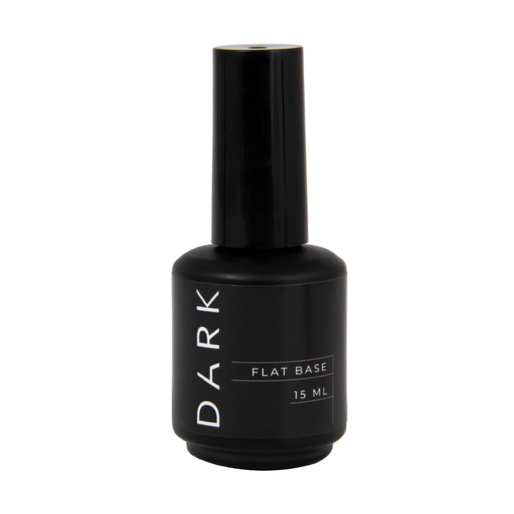 Базовое покрытие DARK Flat (прозрачный), 15 мл, с кистью — фото 1