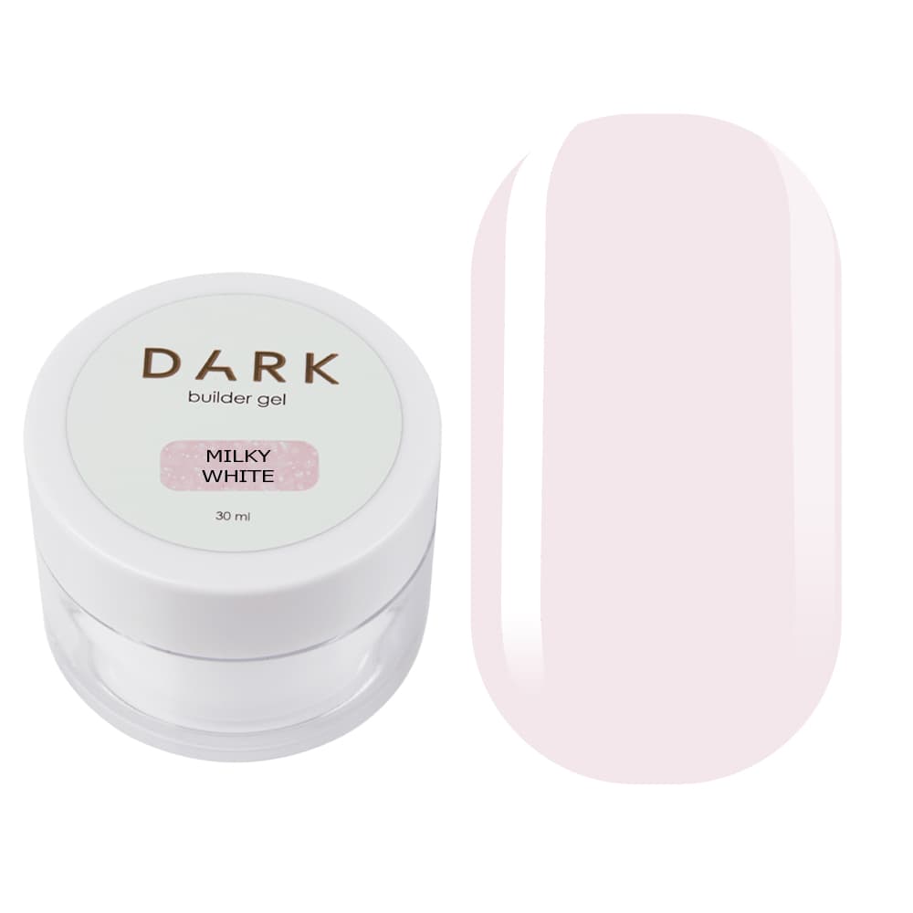 DARK Builder Gel Milky White, 30 ml — фото 1