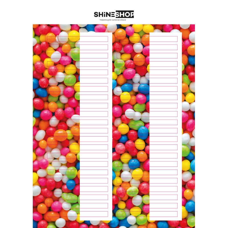 Наклейки на типси M&Ms, 44 шт — фото 1