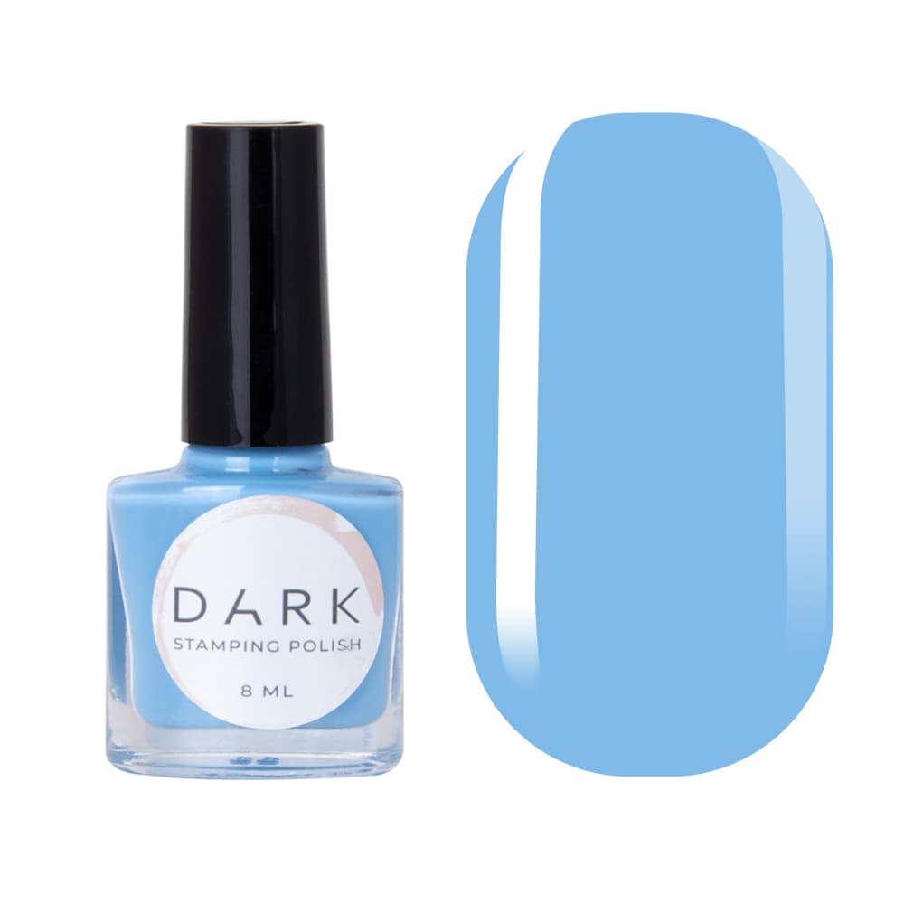 DARK Stamping polish блакитний №34 ,8 ml — фото 1