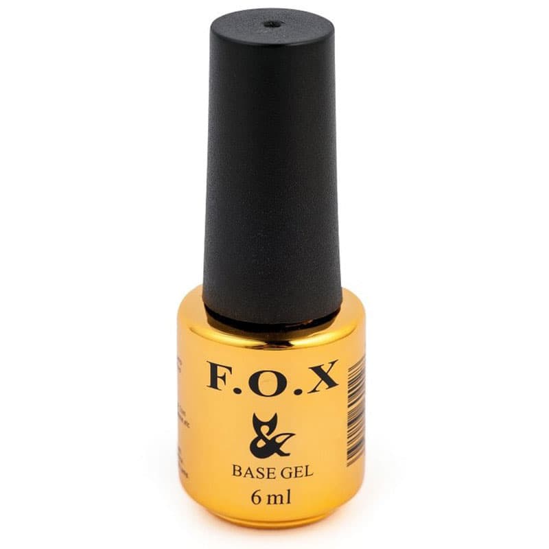 База каучукова для гель-лаку F.O.X Base Rubber 3D, 6 мл — фото 1