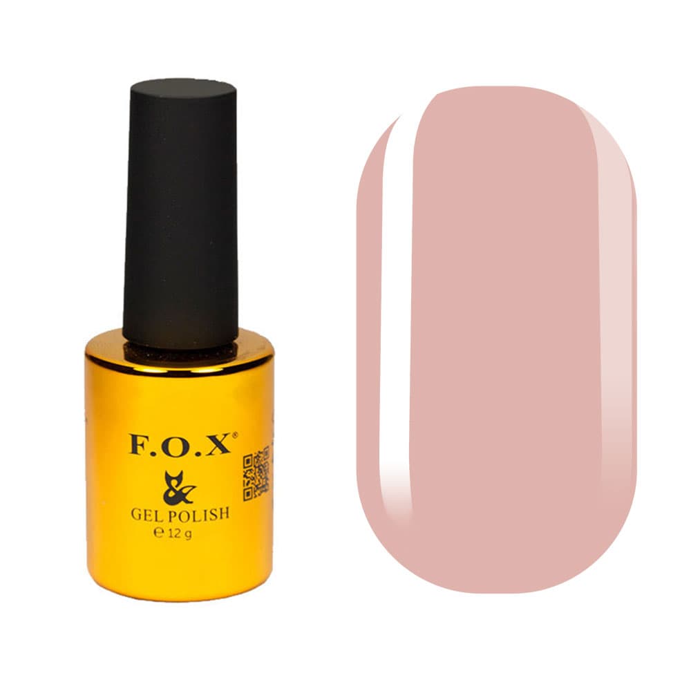 База камуфлююча для гель-лаку F.O.X Cover Rubber Base №009, 12 мл — фото 1