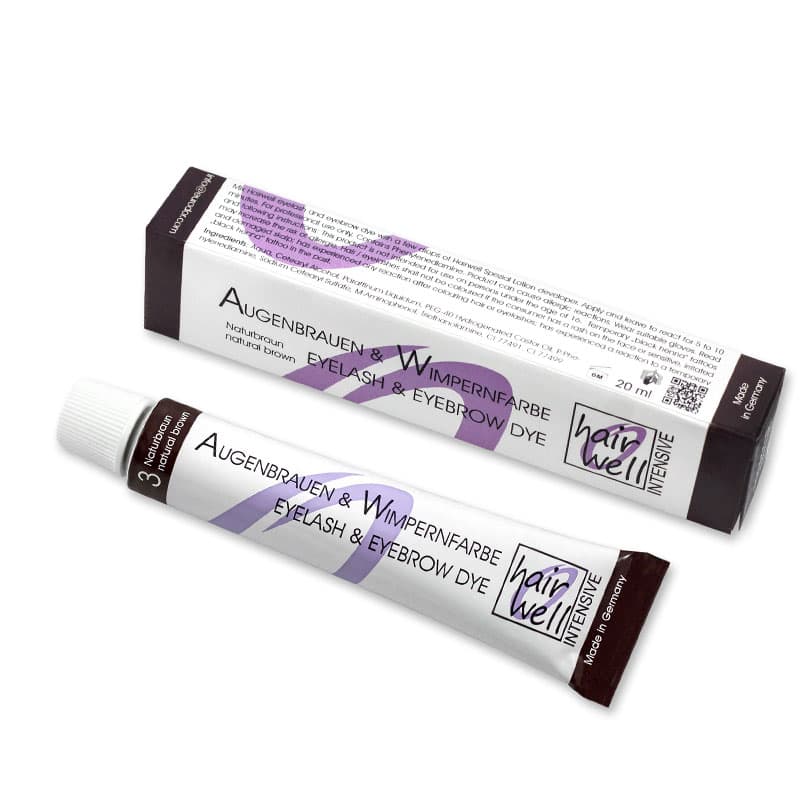 Краска для бровей и ресниц ReformA HAIRWELL темно-коричневая, 20 мл — фото 1