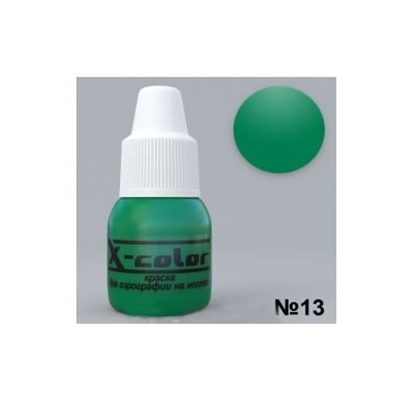 Фарба для аерографа X-Color смарагд №13, 6 мл — фото 1