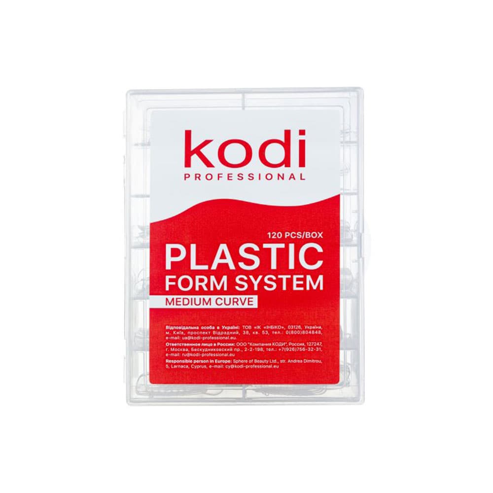 Верхні форми для моделювання нігтів №1, Medium Curve (120 шт. в уп) — фото 1