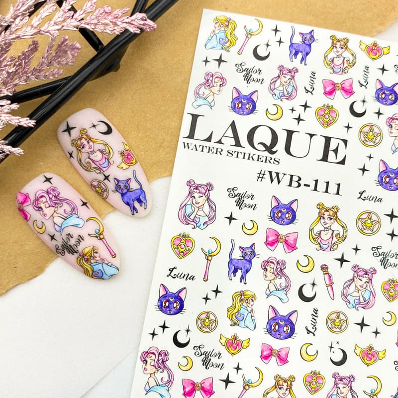 LAQUE слайдер дизайн для ногтей № WB-111 — фото 1