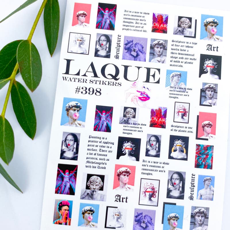 LAQUE слайдер дизайн для ногтей № 398 — фото 1