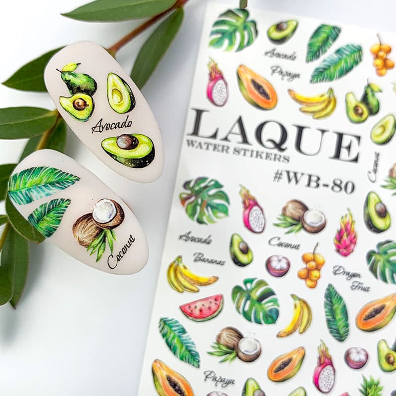 LAQUE слайдер дизайн для ногтей WB-80 — фото 1