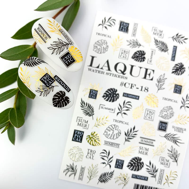 LAQUE слайдер-дизайн для ногтей CF-18 — фото 1