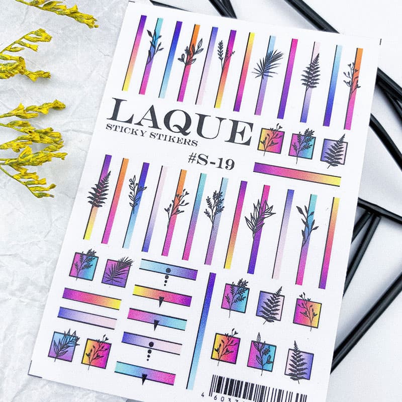 LAQUE слайдер дизайн для ногтей №S-19 — фото 1