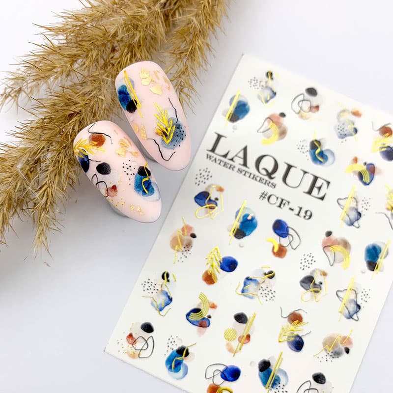 LAQUE слайдер дизайн для нігтів № CF-19 — фото 1