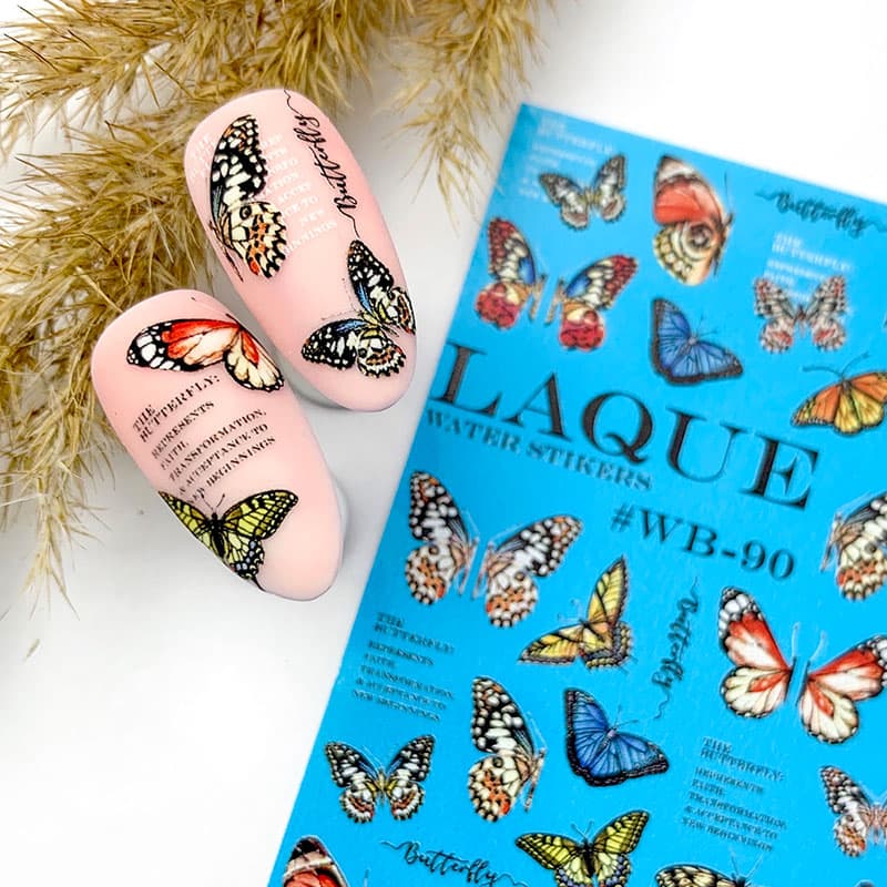 LAQUE слайдер дизайн для нігтів №WB-90 — фото 1