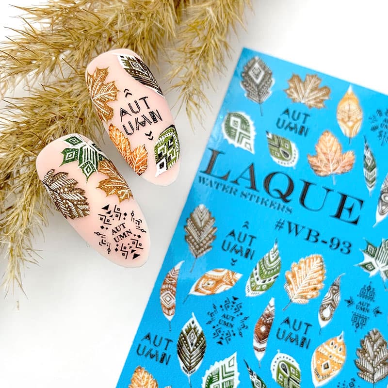 LAQUE слайдер дизайн для ногтей №WB-93 — фото 1