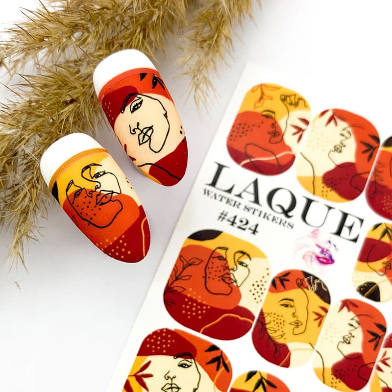 LAQUE слайдер дизайн для нігтів №424 — фото 1