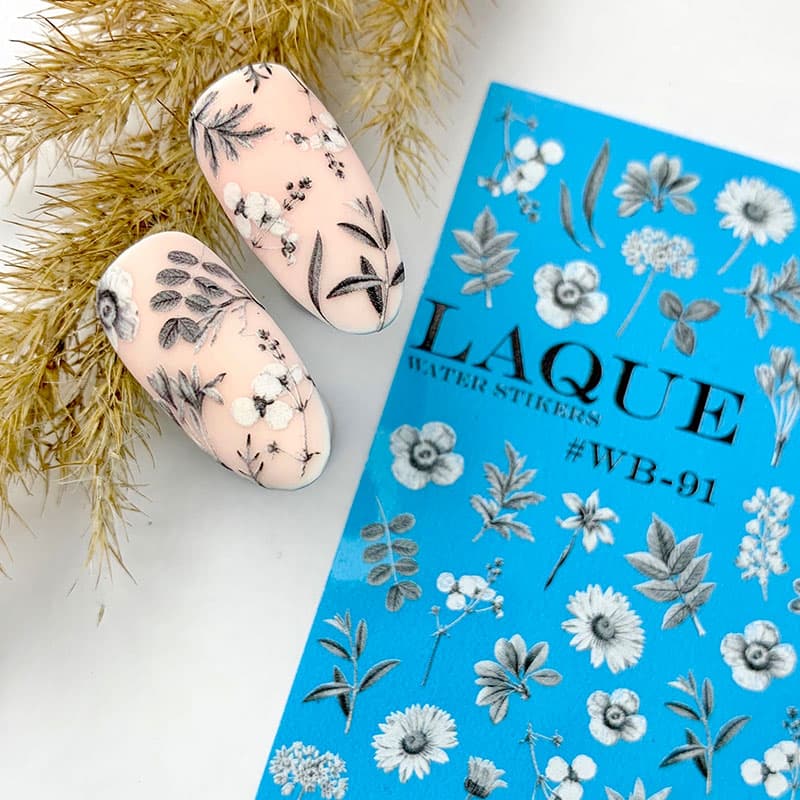 LAQUE слайдер дизайн для нігтів №WB-91 — фото 1