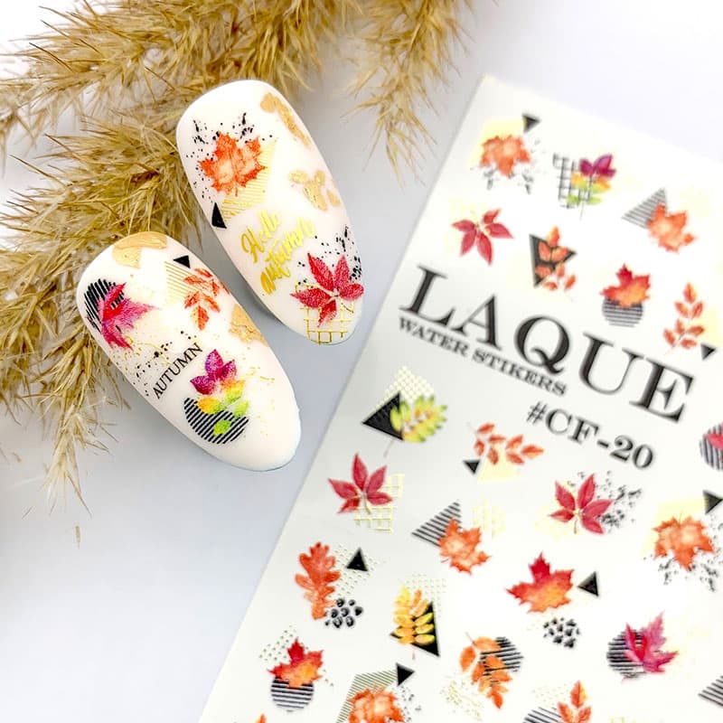 LAQUE слайдер дизайн для ногтей №CF-20 — фото 1