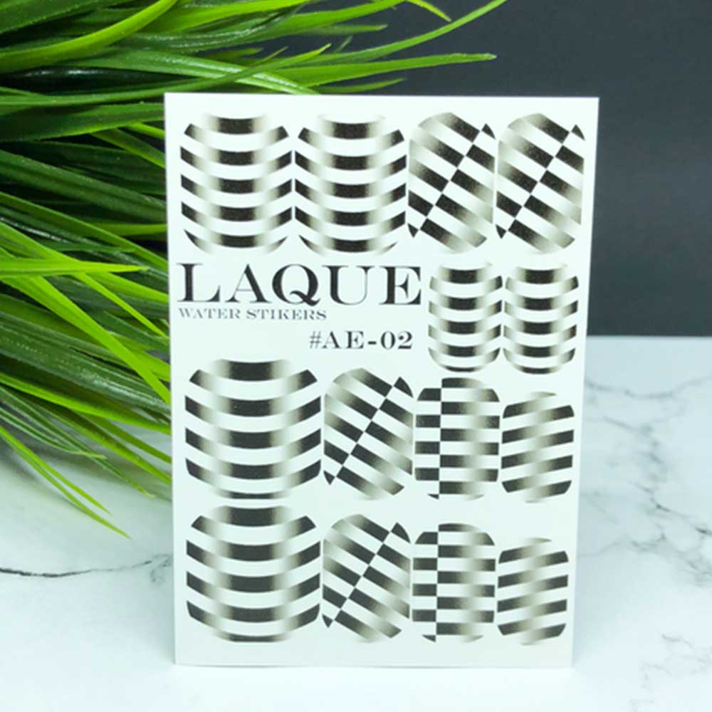 LAQUE слайдер дизайн с эффектом аэрографии AE-02 (черный) — фото 1