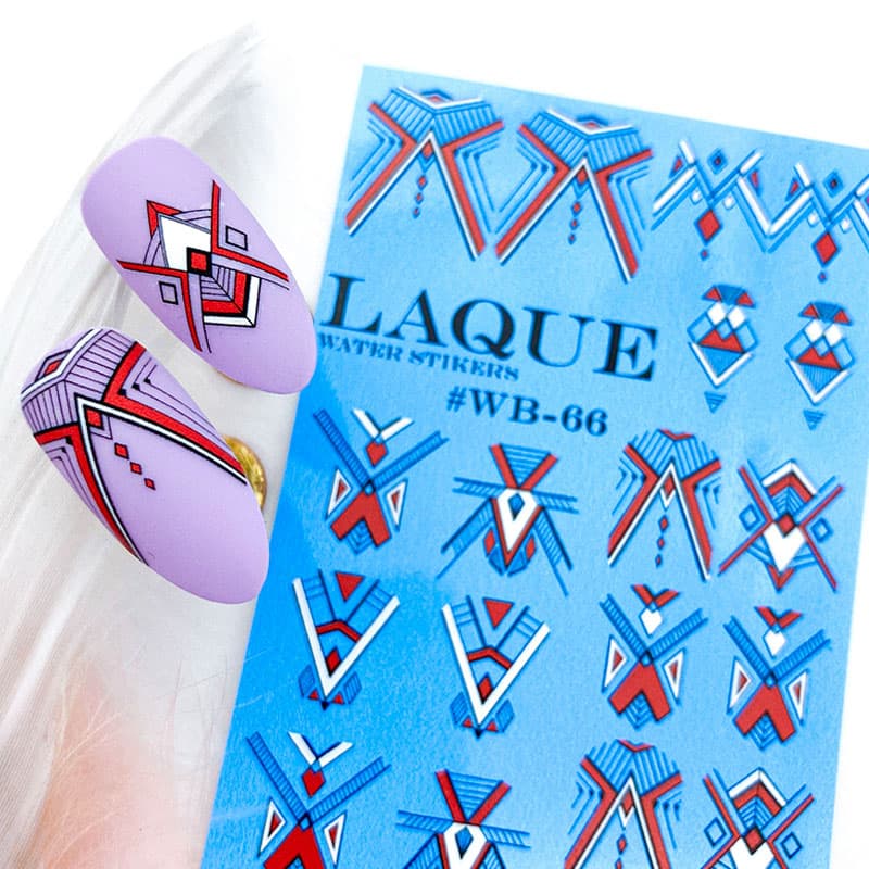 LAQUE слайдер дизайн для нігтів WB-66 — фото 1