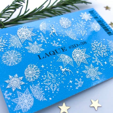 LAQUE слайдер дизайн для нігтів 3D-38 — фото 1