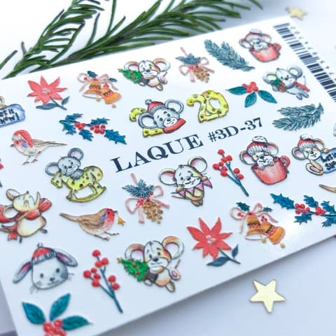 LAQUE слайдер дизайн для нігтів 3D-37 — фото 1