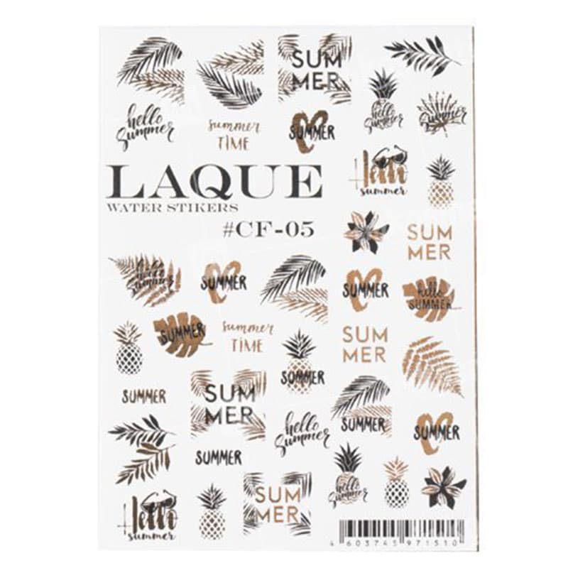 LAQUE слайдер дизайн для нігтів № CF-05 — фото 1