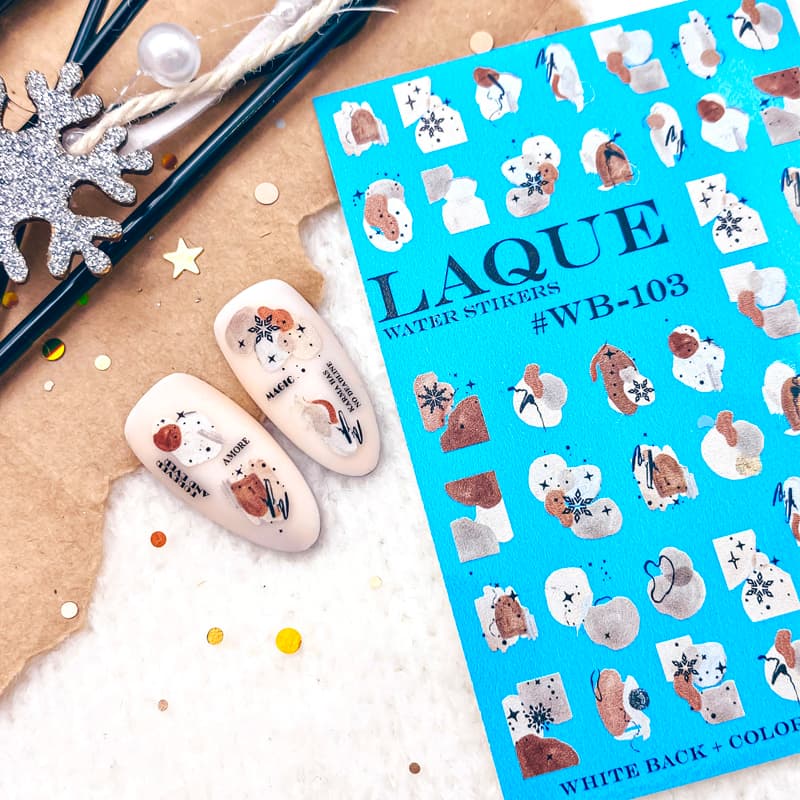 LAQUE слайдер дизайн для нігтів № WB-103 — фото 1