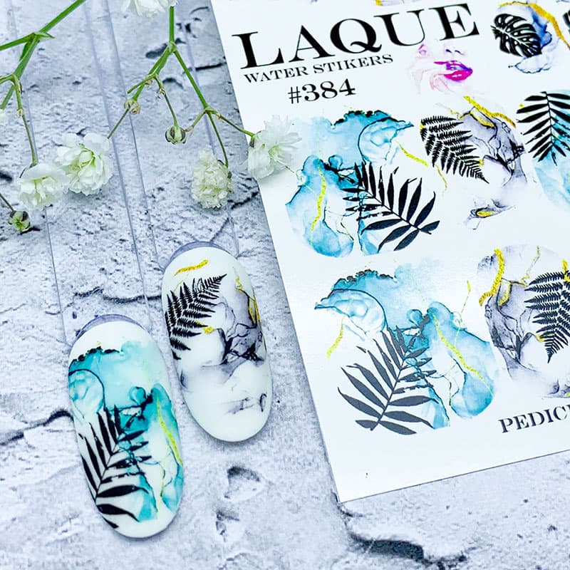 LAQUE слайдер дизайн для нігтів №384 (пелюстки) — фото 1