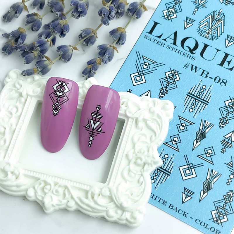 LAQUE слайдер дизайн для ногтей WB-08 — фото 1