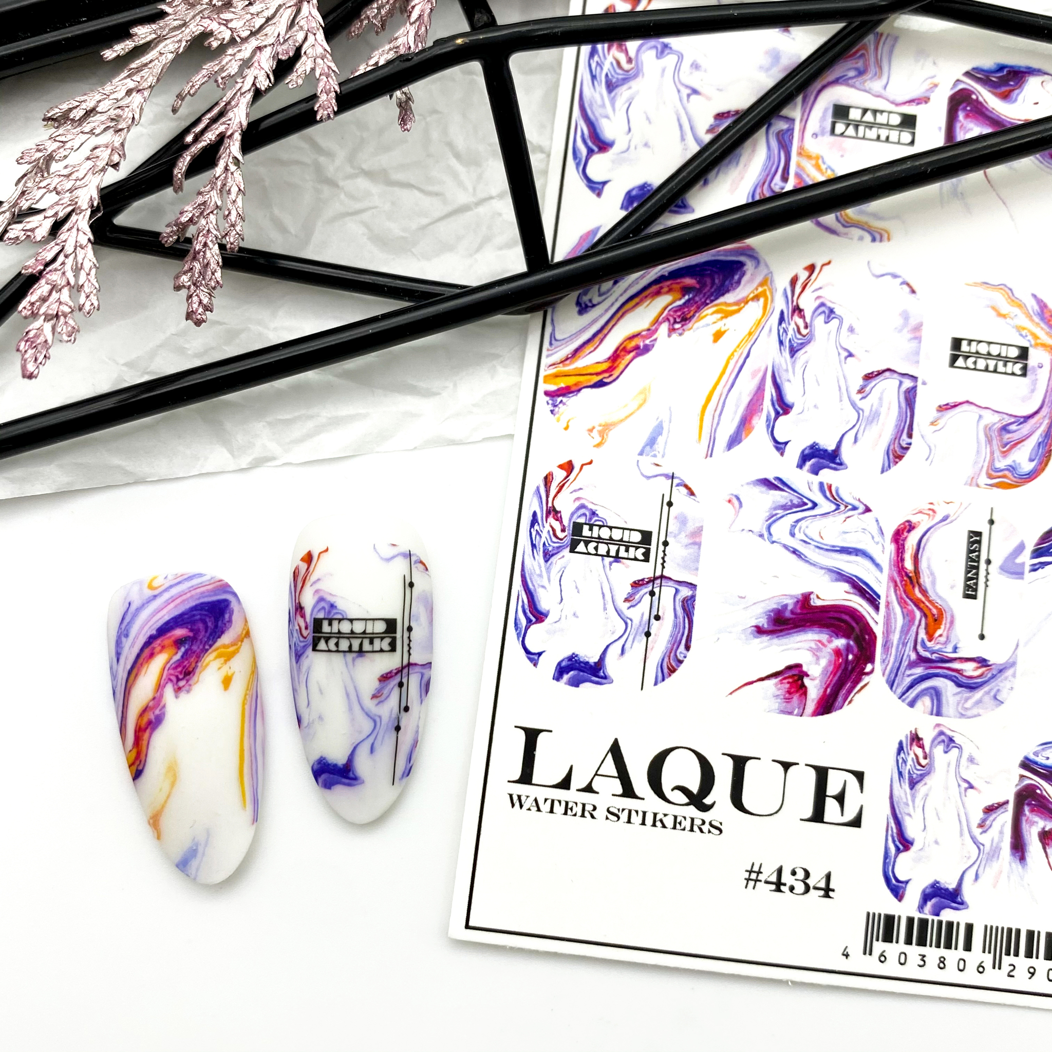 LAQUE слайдер дизайн для ногтей №434 — фото 1