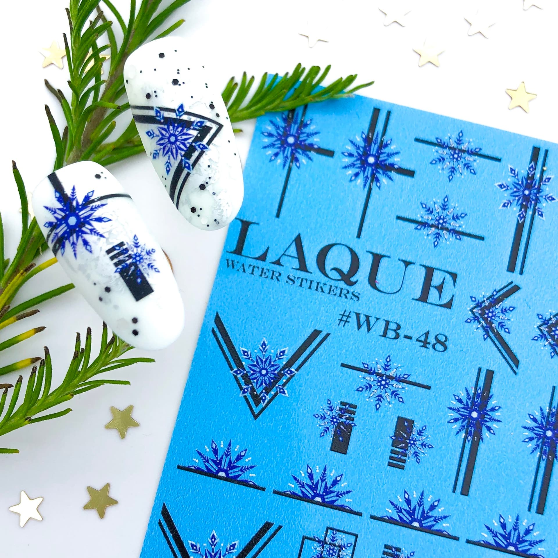 LAQUE слайдер дизайн для нігтів № WB-48 — фото 1