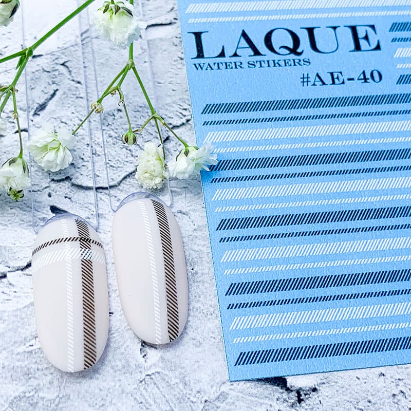 LAQUE слайдер дизайн для нігтів AE-40 — фото 1