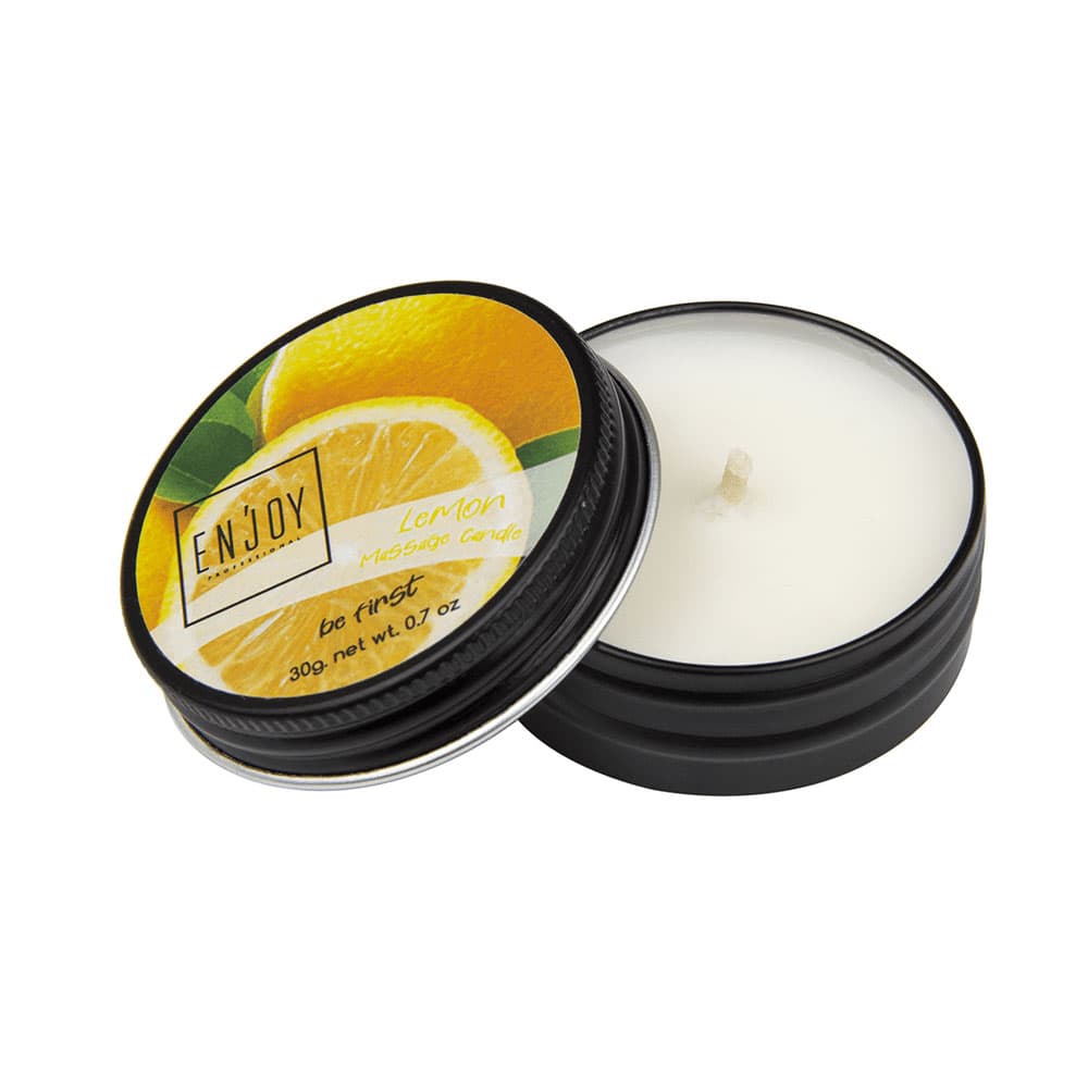 Масажна свічка Enjoy Professional (Лимон), 30 гр. — фото 1