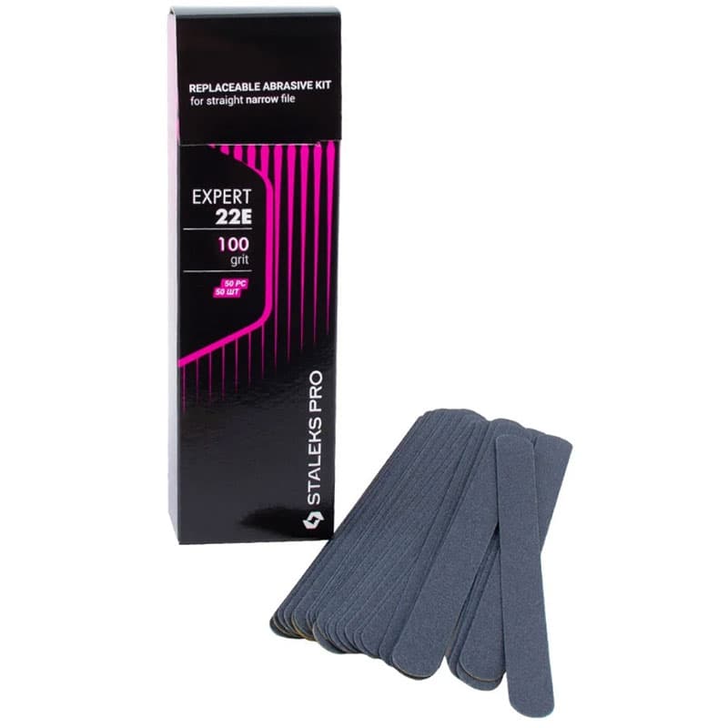 Набір змінних файлів для пилки прямої вузької Staleks Expert 22E, 100 гріт, 50 шт
— фото 1